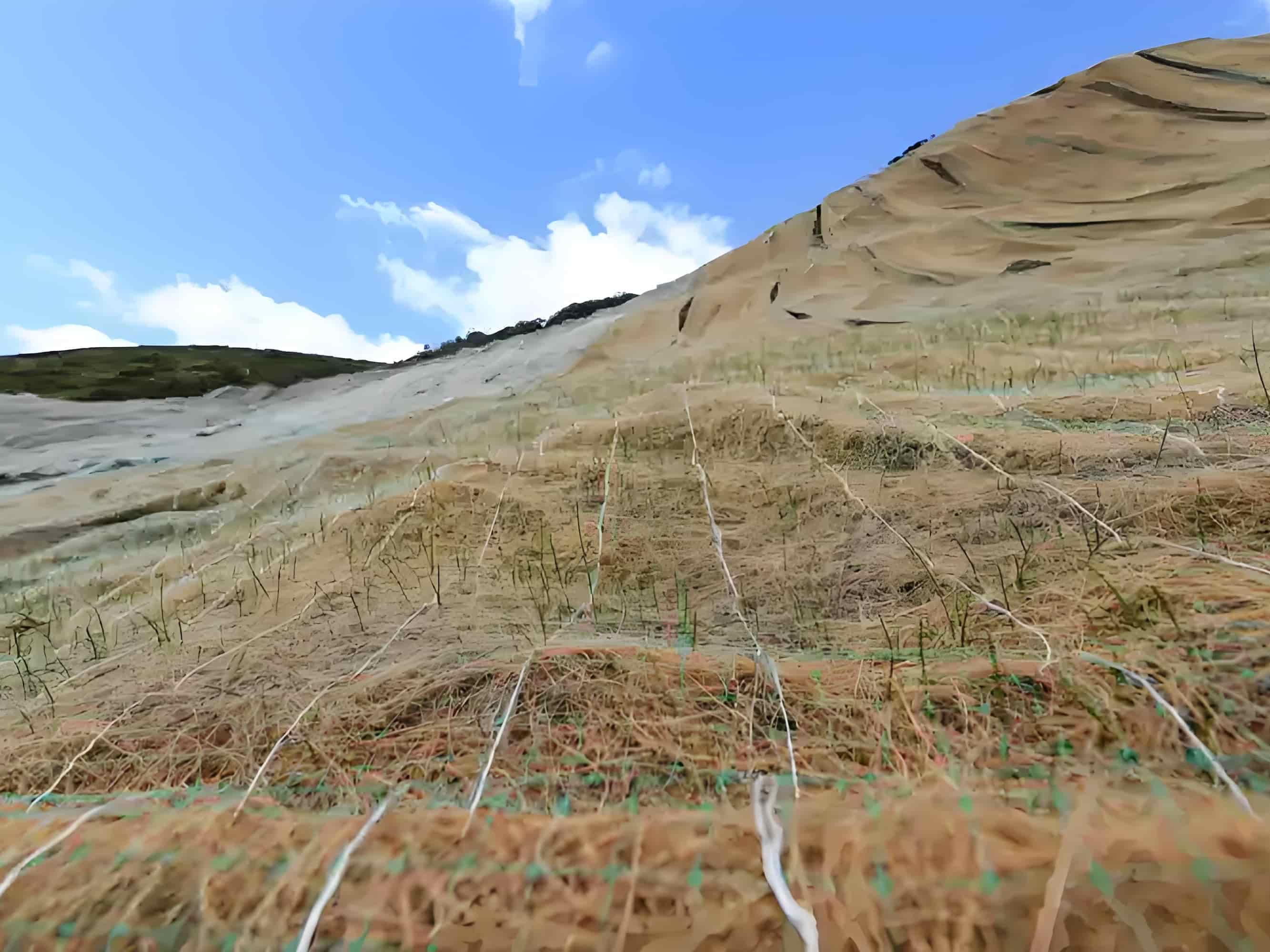 Введение в производство противоэрозионного одеяла из натурального волокна (кокосовое одеяло)