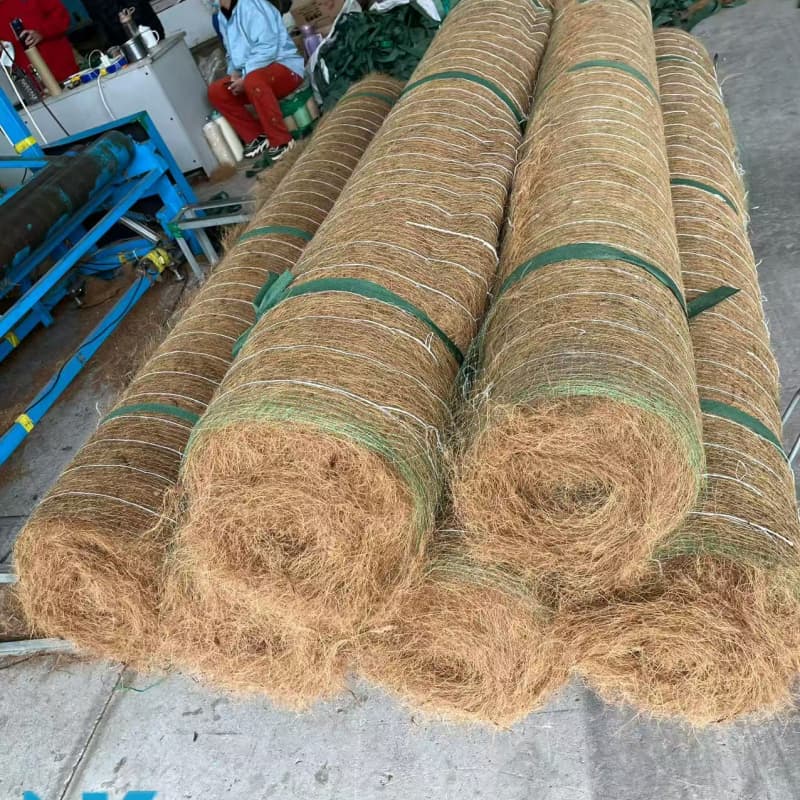 Coconut fiber erosion control blanket